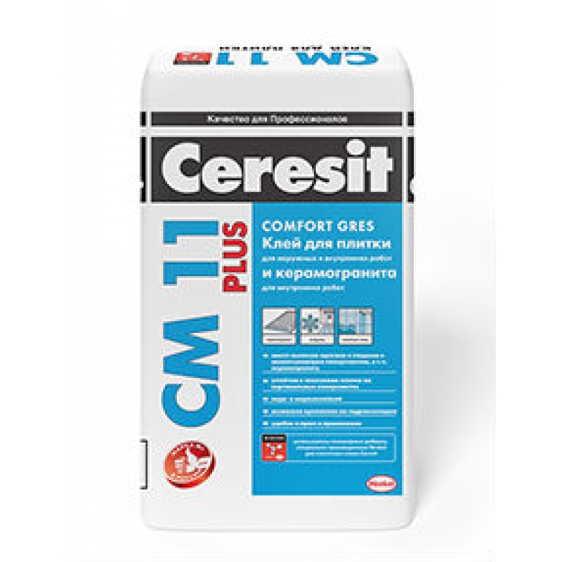 Клей плиточный Ceresit CM 11 Plus 25 кг
