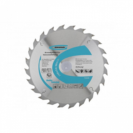 Диск пильный 250x32/30x24Т мм Gross  цена
