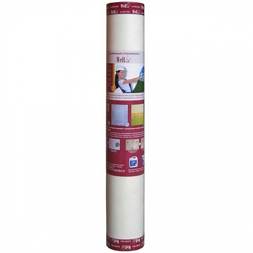 Стеклохолст малярный (Паутинка) Wellton 40г/м2 1х50м